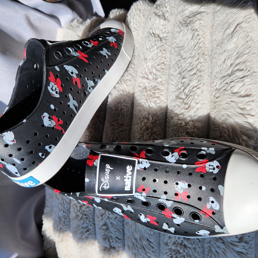 Disney x Native Black Sneakers with Mickey Mouse Design